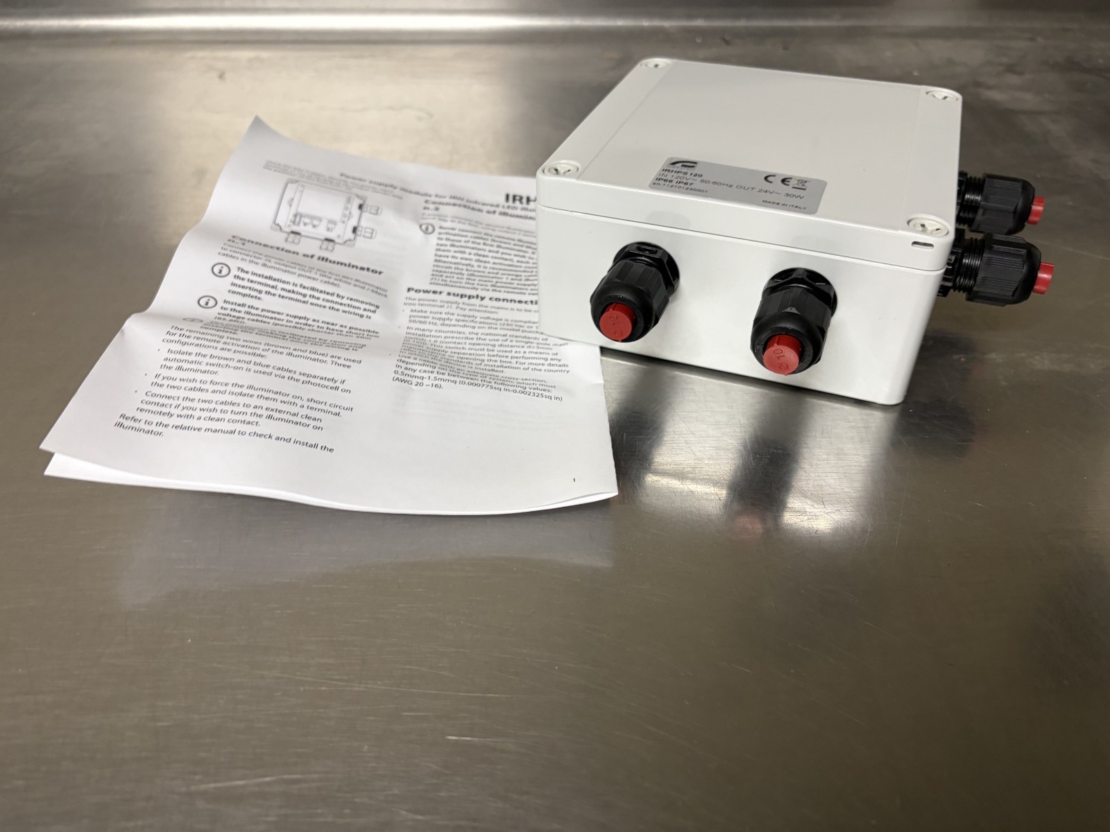 Videotec Power Supply Module for IRH infrared LED illuminator IRHPS120