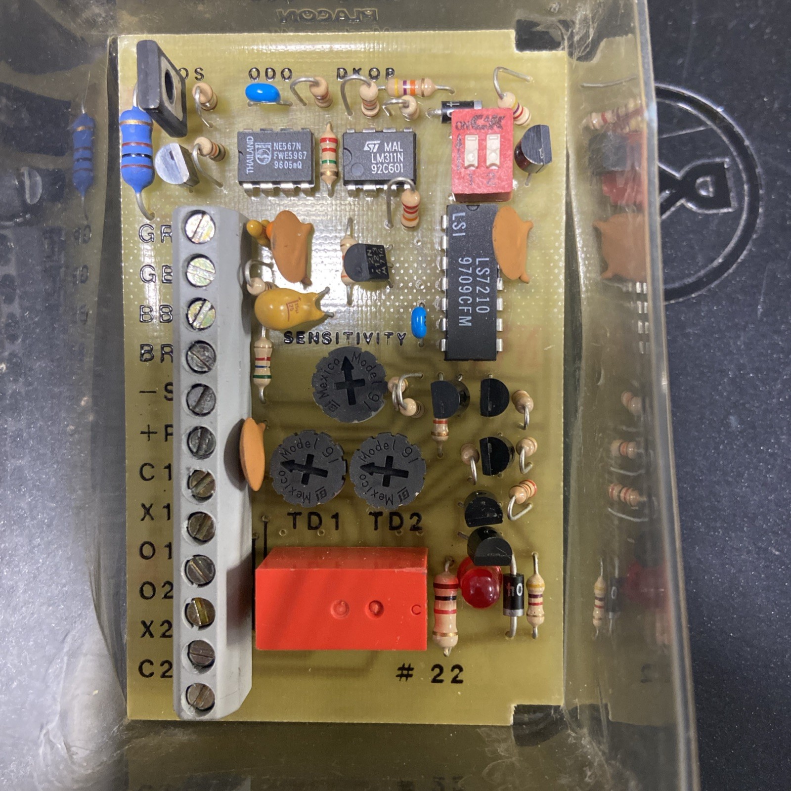 Bryant Control 22-F Rev C #22 Photoelectric Amplifier Timing Board