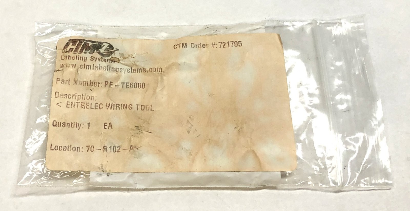 Entrelec/CTM Wiring Tool PE-TE6000 NOS