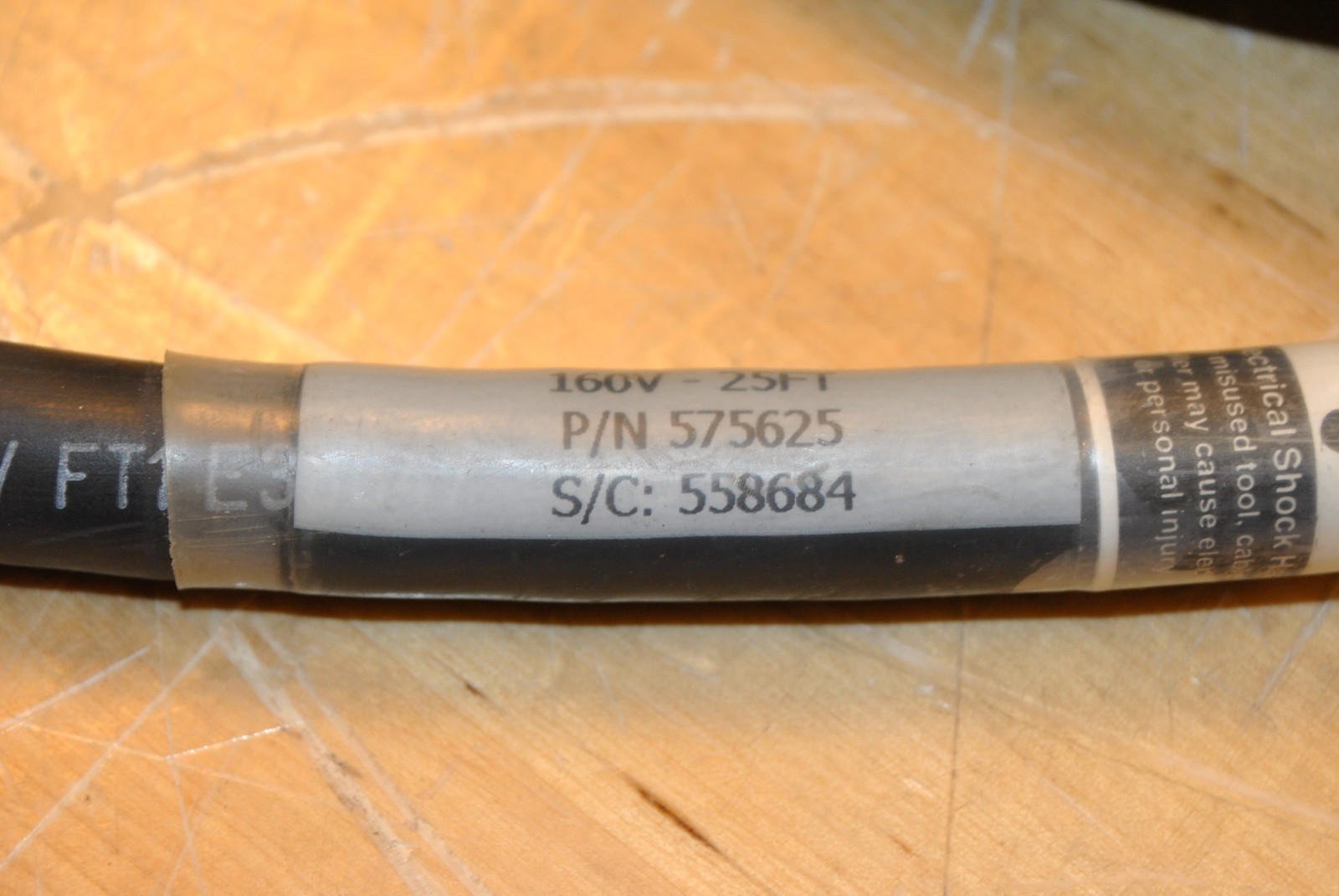 Cooper Power Tools 575625 Electronic Pin Field Cable 25 FT 542606