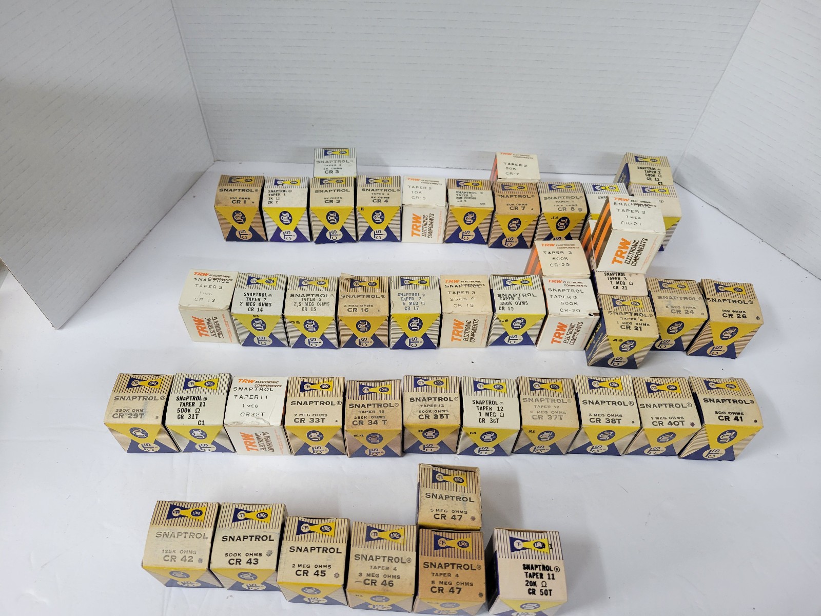 NOS Vintage CTS & TRW Brand Snaptrol Components *various numbers see list*