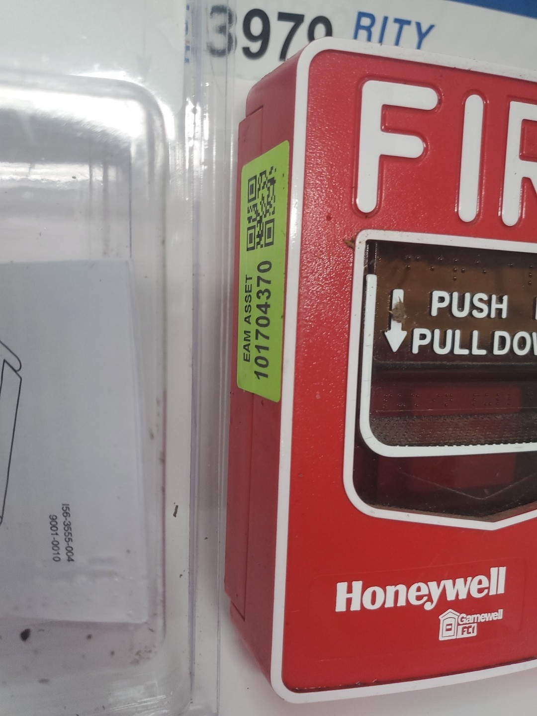 Used Honeywell Gamewell Red Dual Action Fire Alarm Pull Station No Key