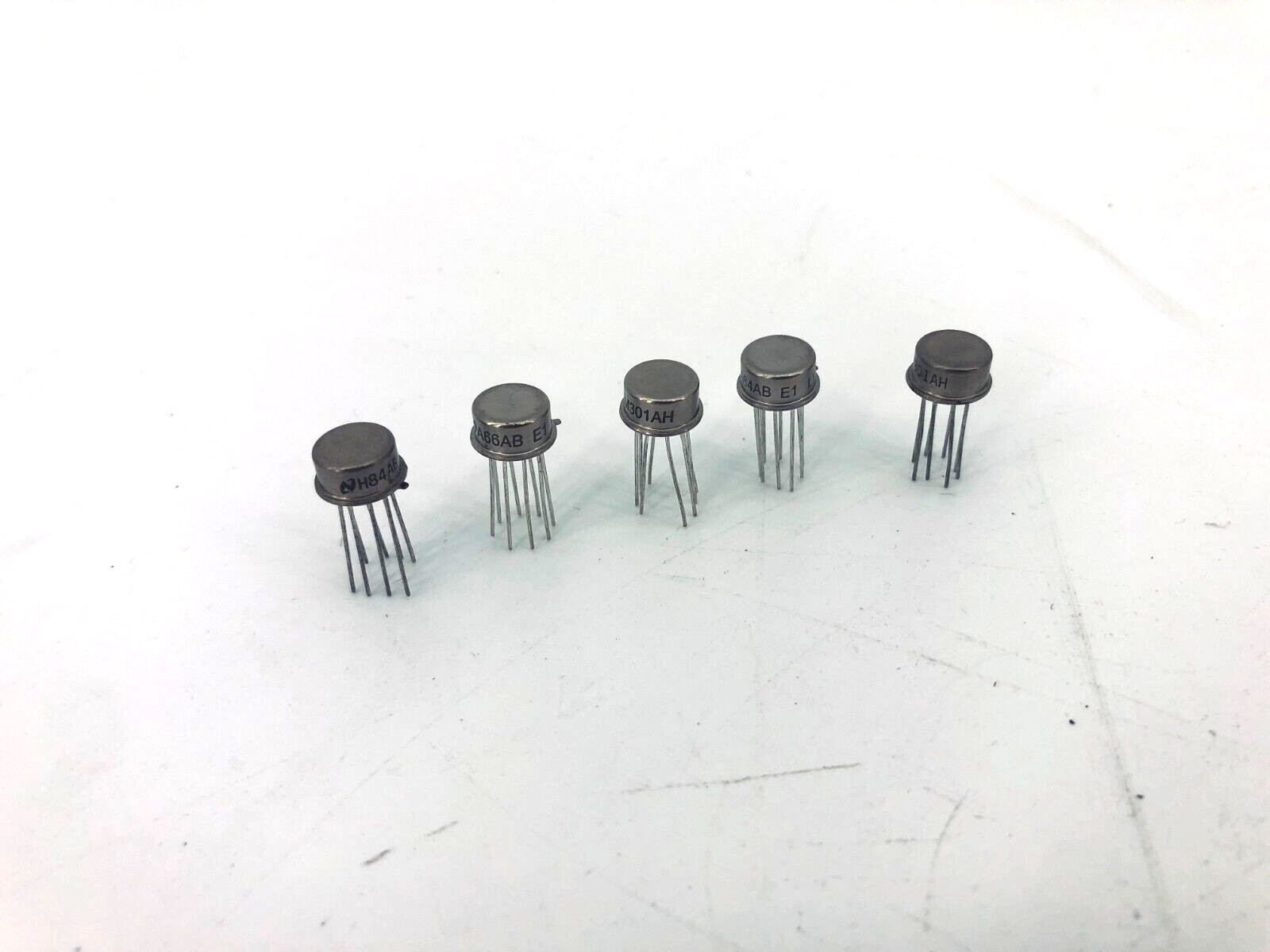 Lot of 5 New Texas Instruments LM301AH Operational Amplifier 15V/18V