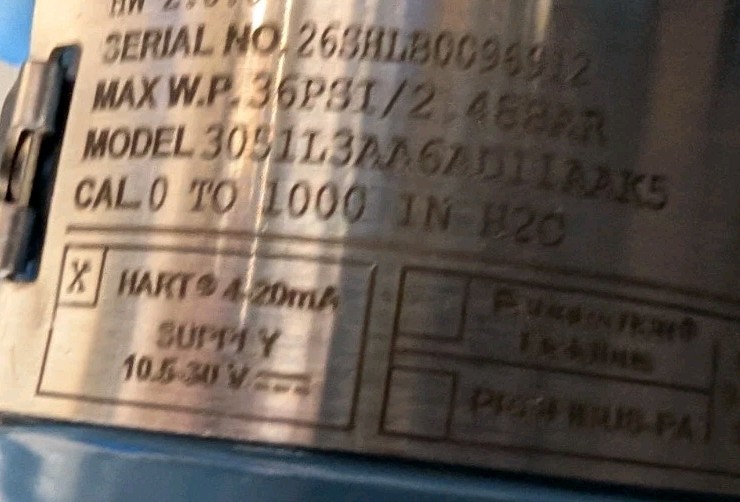 BRAND NEW EMERSON 3051L3AA6AD11AA Actual Unit In Photos, Illinois Stock