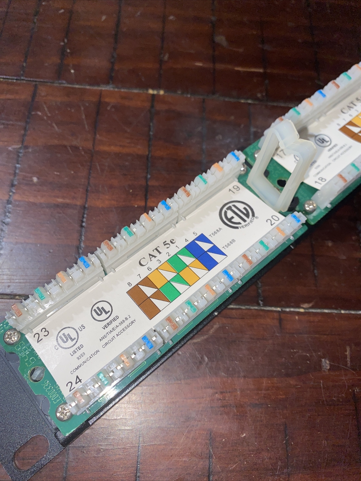 ATP 24-Port Cat5e Cat5 Network Patch Panel Used
