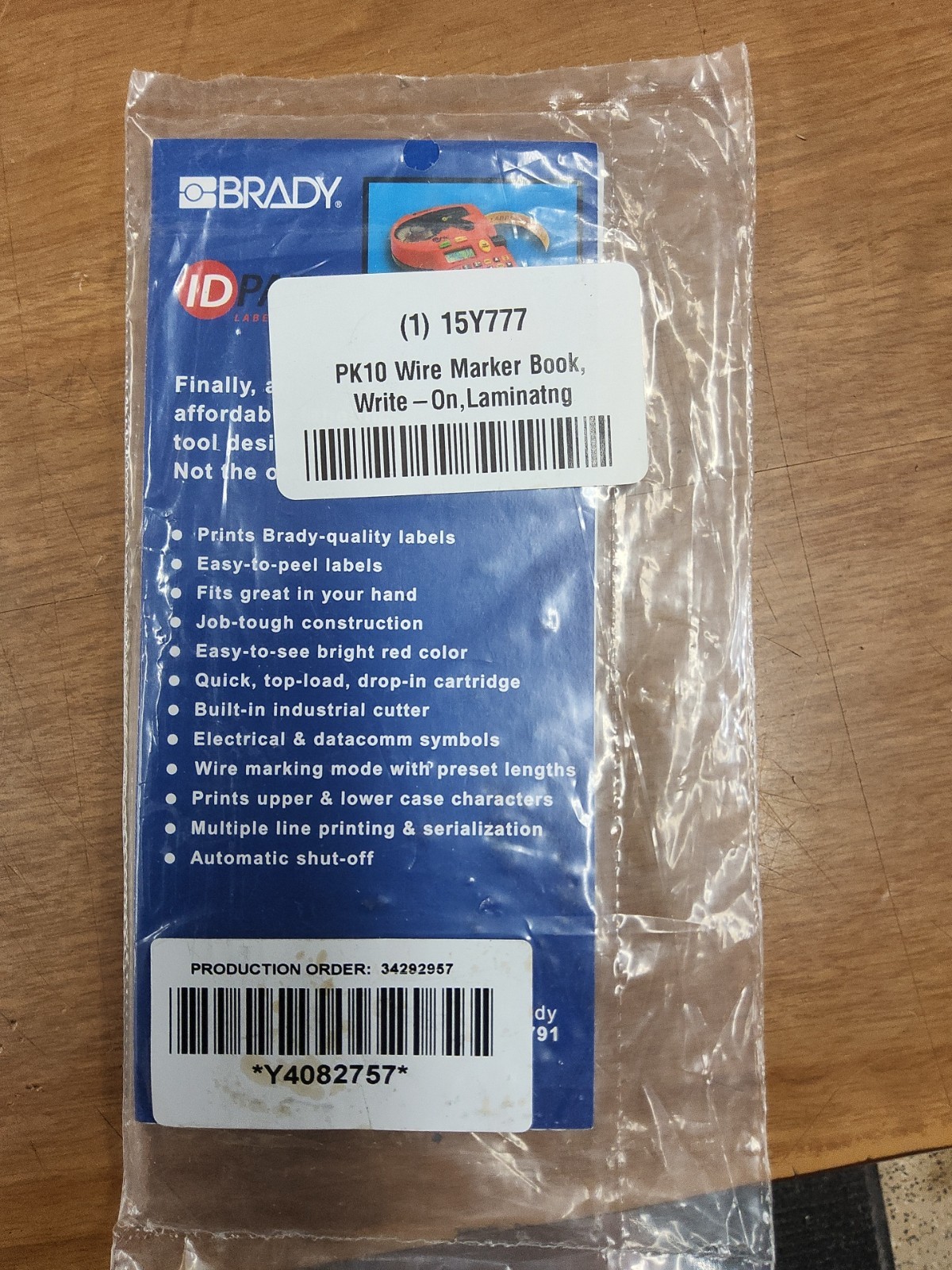 Brady PWC-PK-36 Porta-Pack Cable Marker Book Write-On Label. RC