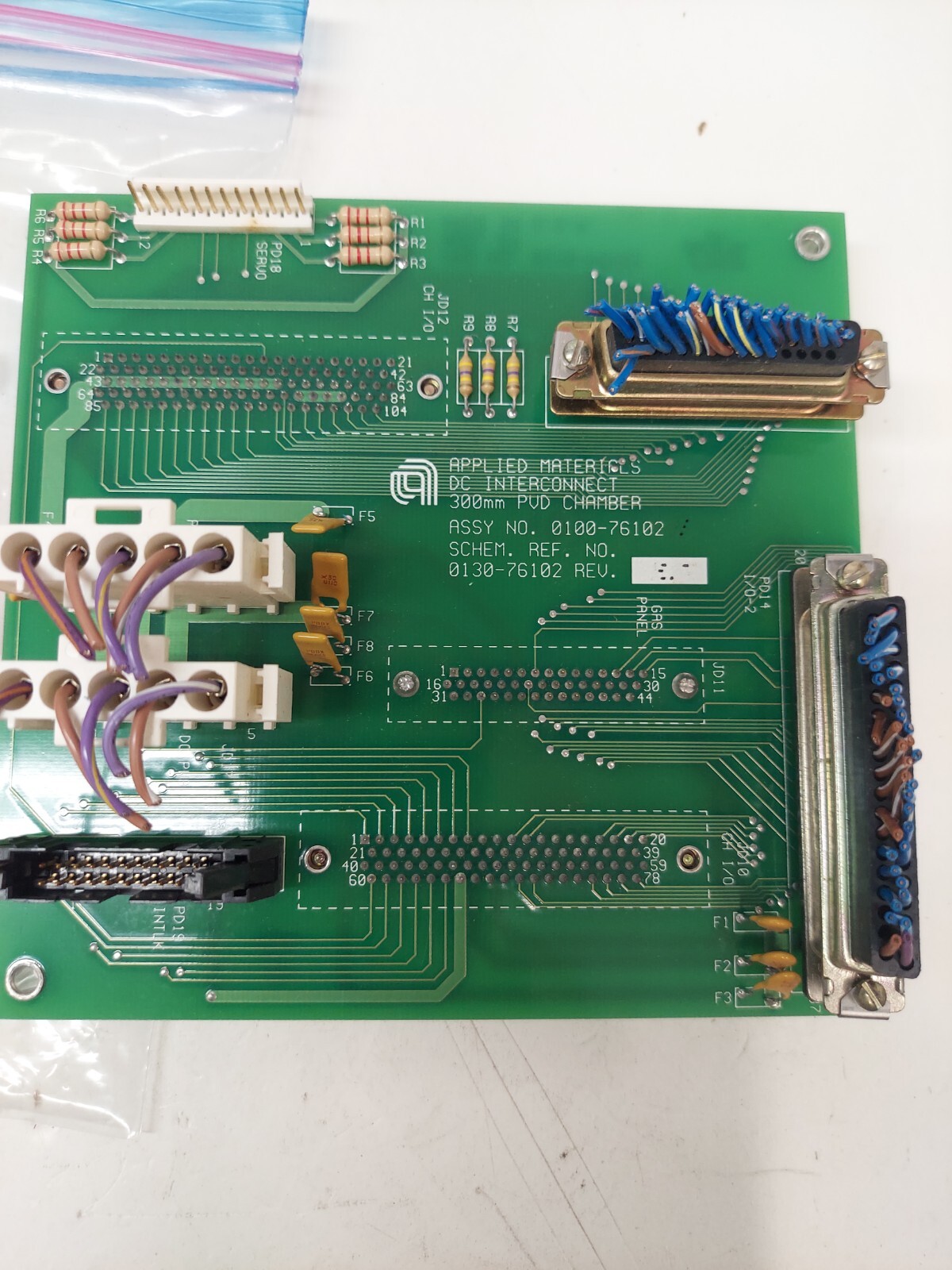 AMAT 0100-76102 PCB ASSY, CHAMBER INTERLOCK, 111659