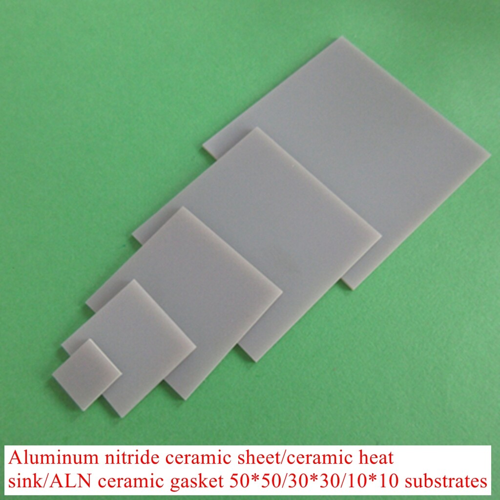 New Aluminum Nitride Ceramic Sheet Heat Sink Pads ALN Ceramic Gasket