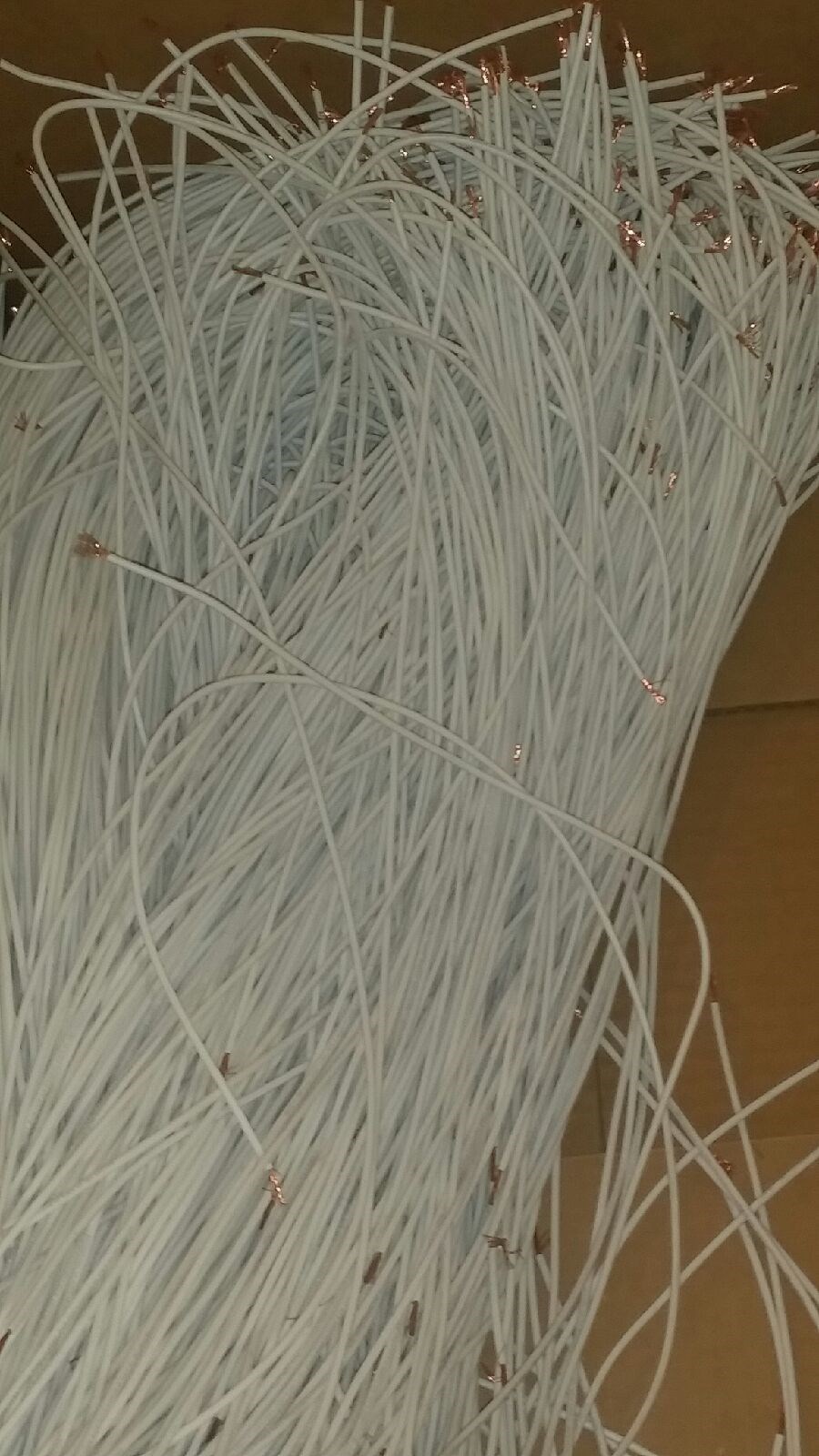 10 AWG WHITE MTW/THWN/THHN 600V Multi-Stranded Wire 1000 22″ PIECES