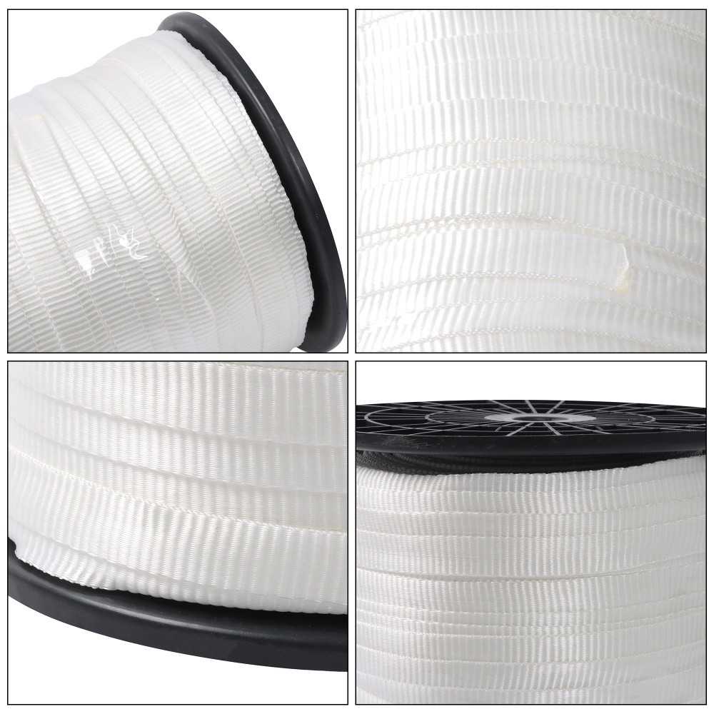 3/4″ X 1053′ Mule Tape Flat Rope Polyester Pull Tape 2500 Lbf Tensile Capacity
