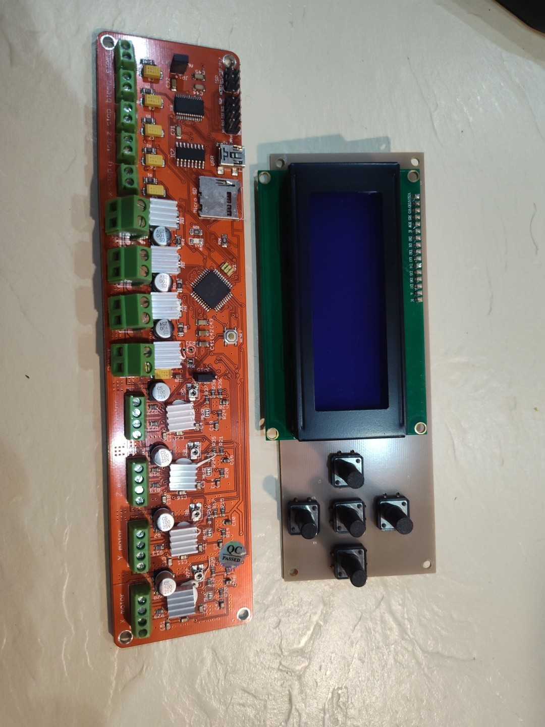 Reprap Melzi Version 1.4 PCB control Board. Tested Working Anet M-505 3d print