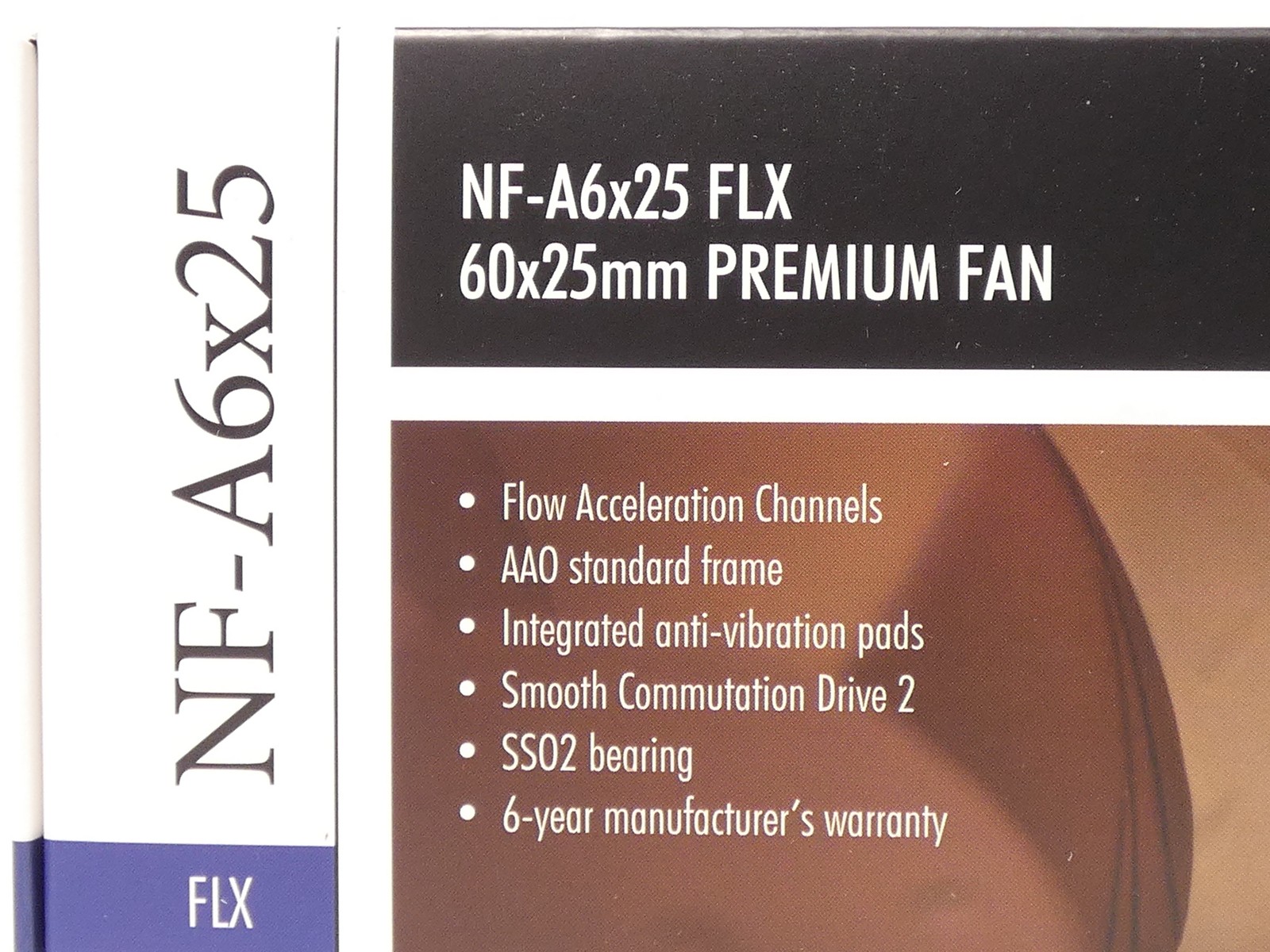 Noctua NF-A6X25 Premium Quiet Fan 60 x 60 x 25mm – NEW Surplus!