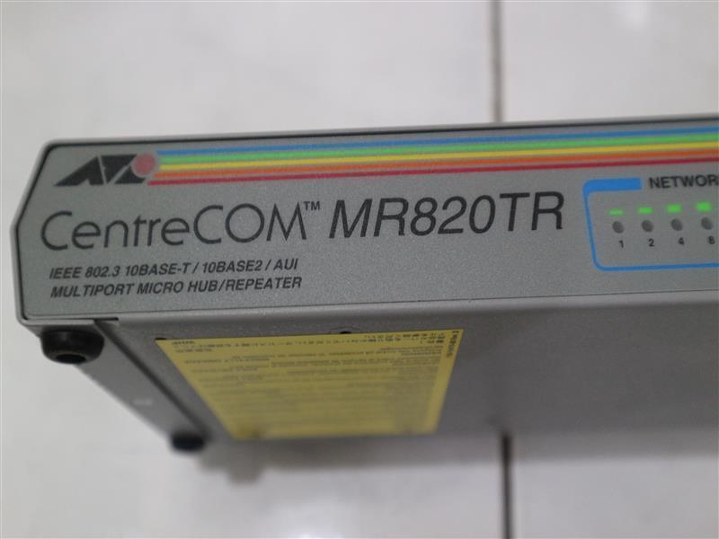 Allied Telesyn CentreCOM AT-MR820TR MR820TR 8-Port Hub Micro Repeater NOB