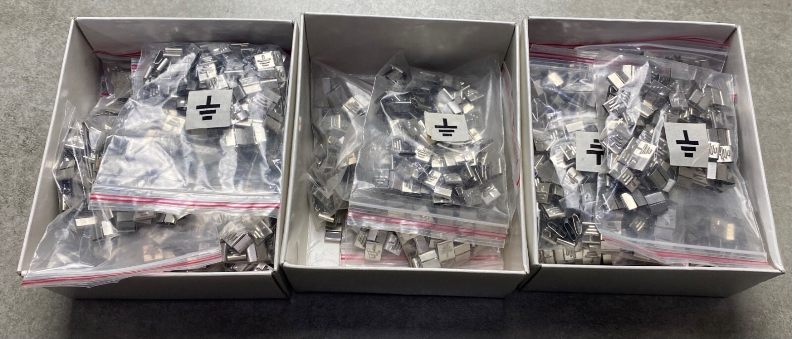 HAYATA ID-EARTH, Stainless Steel Cable Marker 316SS, Symbol “⏚” , 100 Pc’s Pkt