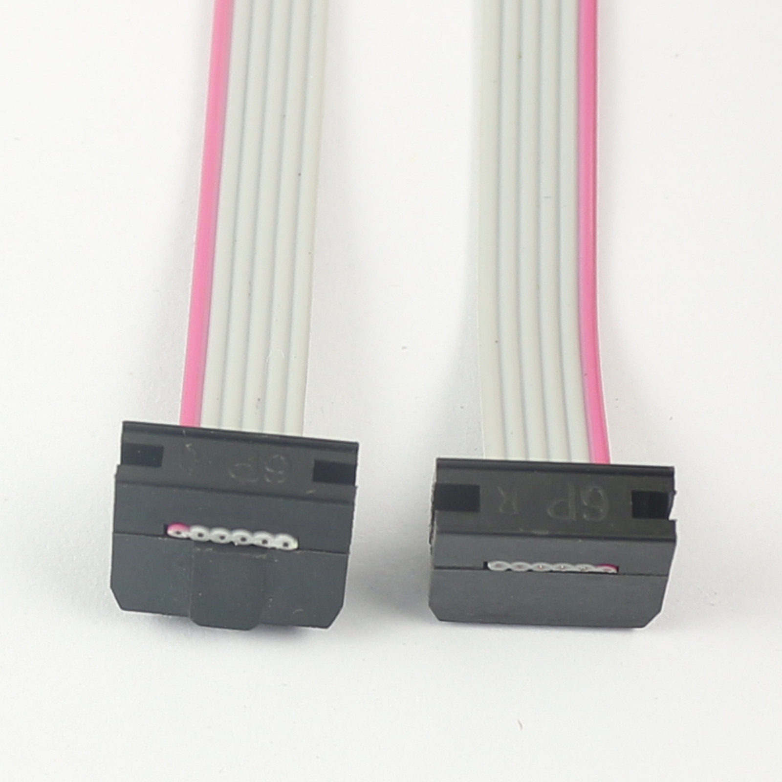 5Pcs 2mm 2.0mm Pitch 6 Pin 6 Wire Extension IDC Flat Ribbon Cable Length 30CM