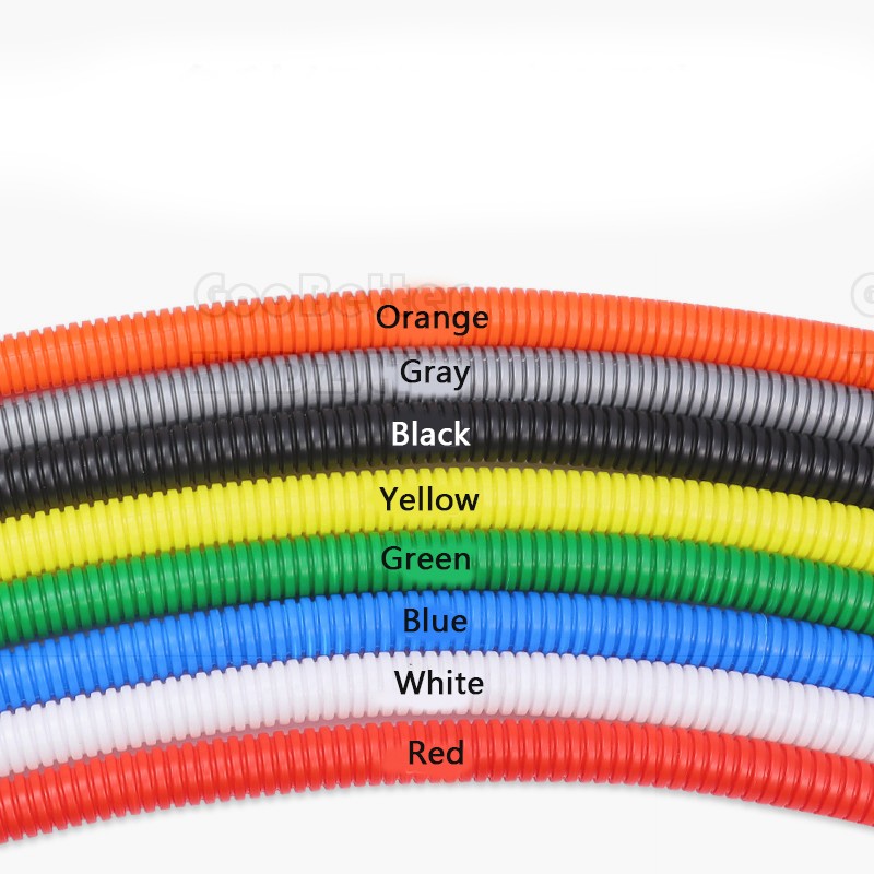 PP Polypropylene Corrugated Hose Cable Protection Tube Auto Car Harness Casing