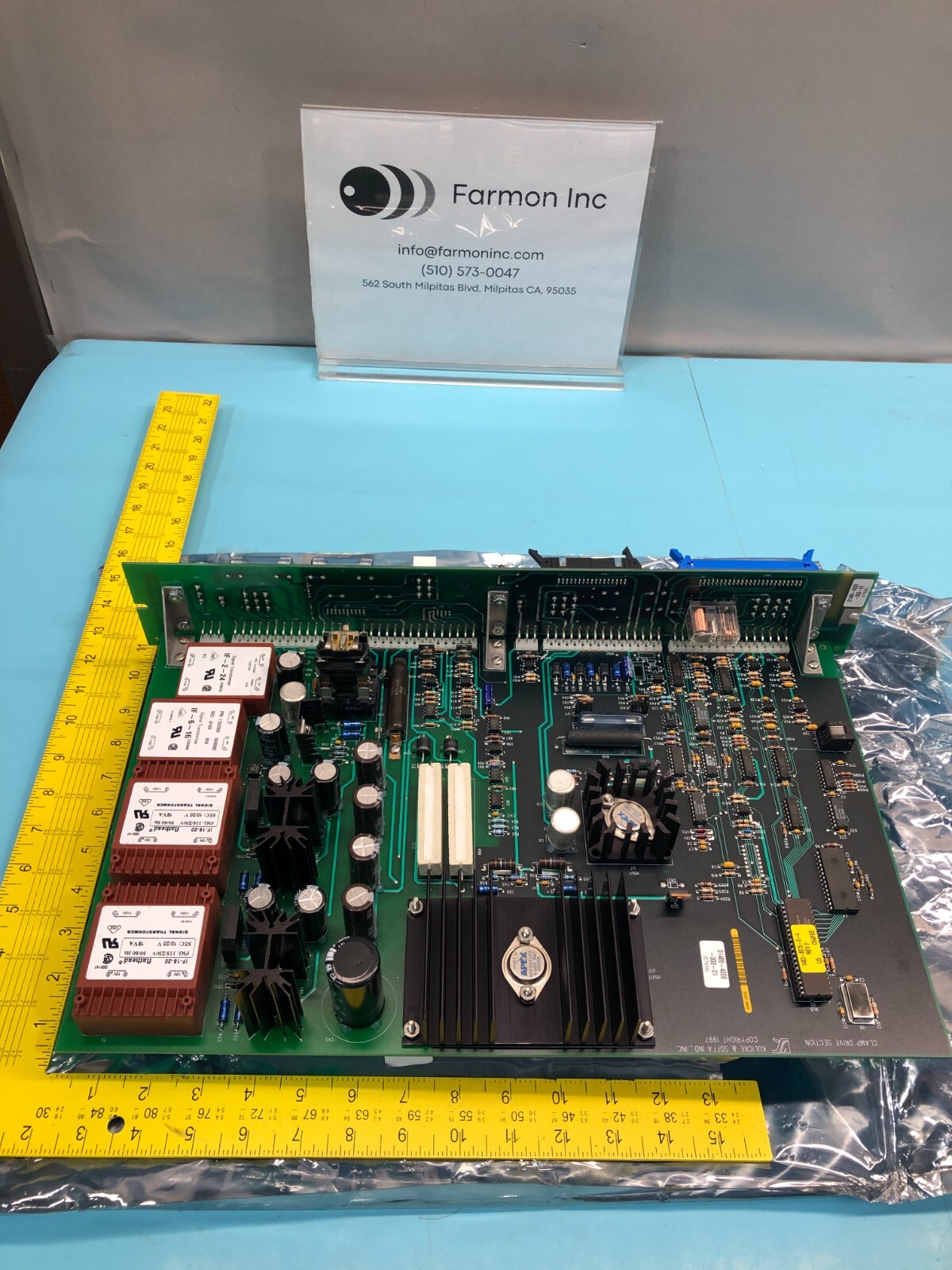 Kulicke & Soffa 01488-4008-000-01 Clamp Drive Section Board, PCB, 154967
