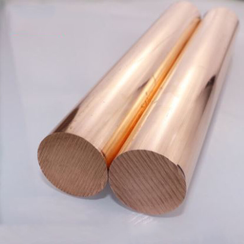 99.9% T2 Pure Copper Rod Metal Round Solid Bar 14~35mm Diameter 200~500mm Long
