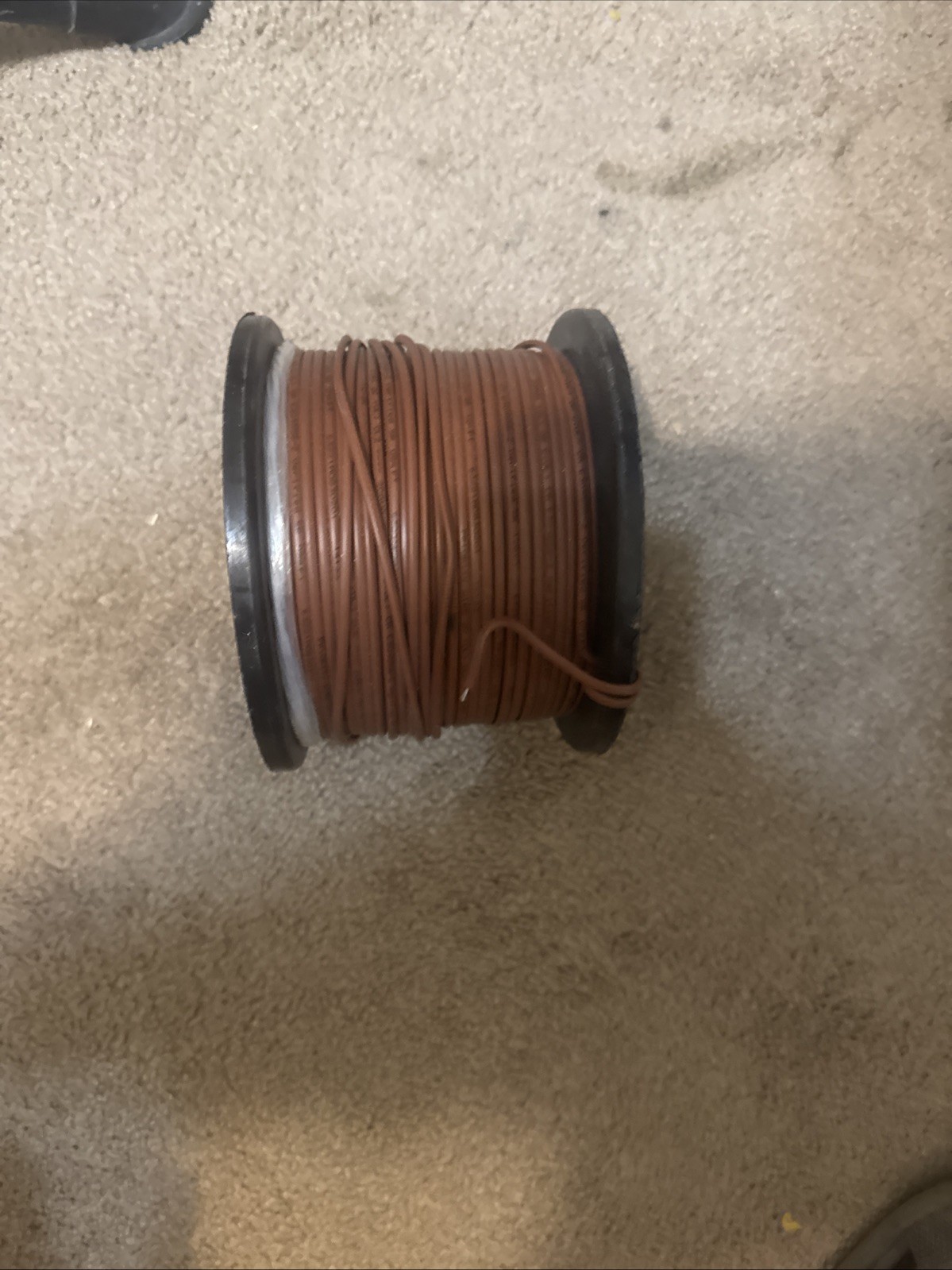 Genesis 20/2 Solid Thermostat General Purpose Wire 500ft roll, brown