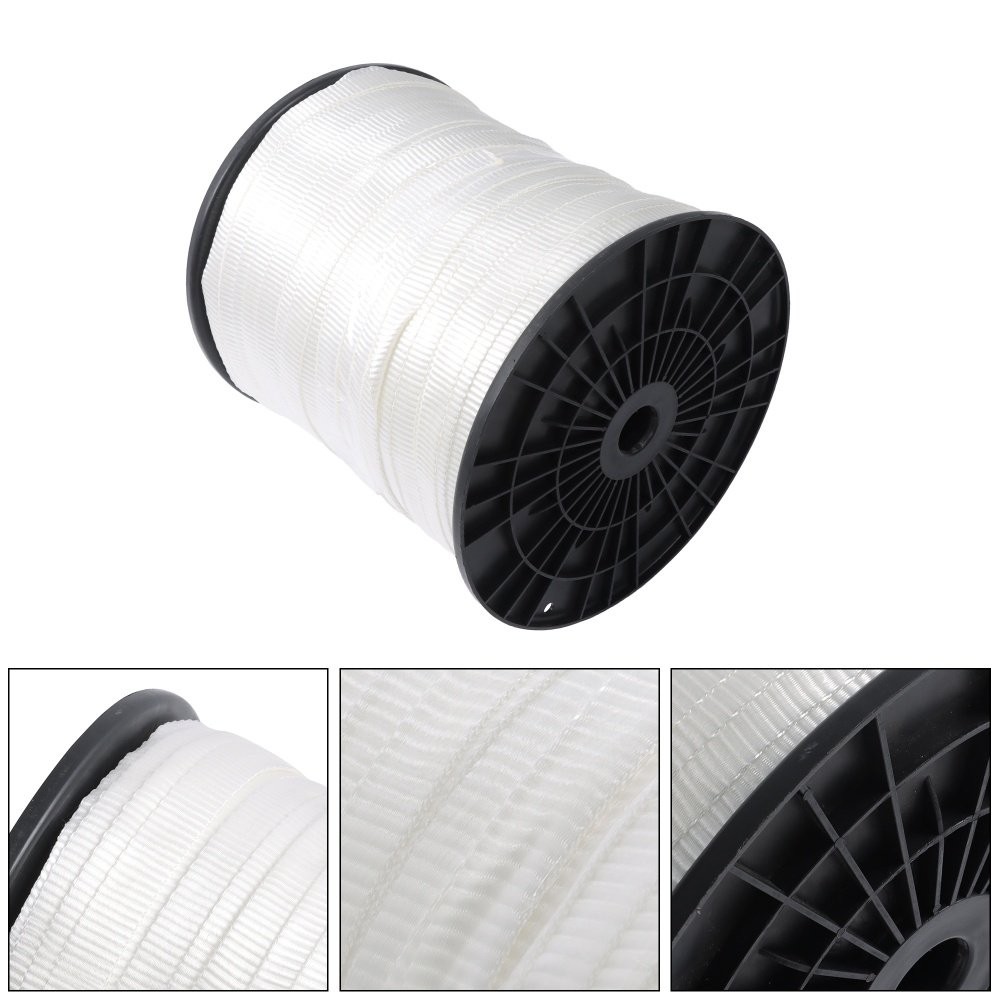 3/4″ X 1053′ Mule Tape Flat Rope Polyester Pull Tape 2500 Lbf Tensile Capacity
