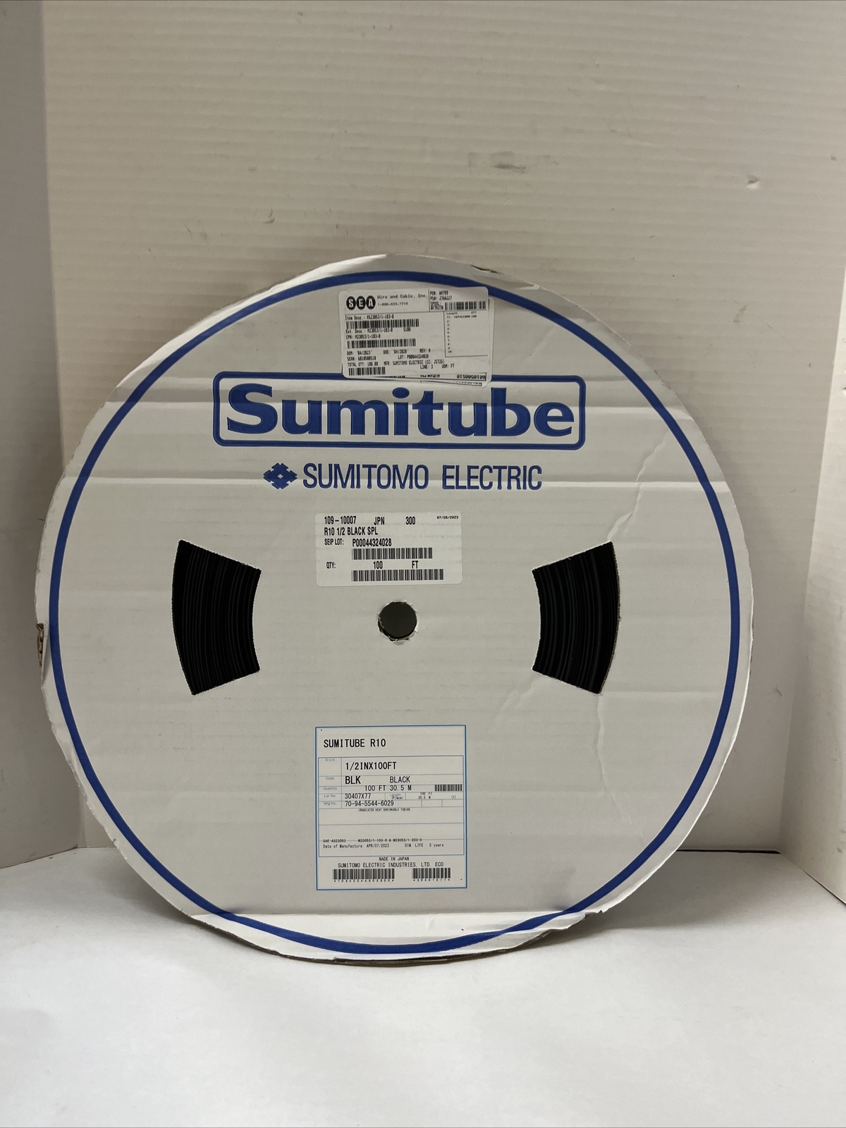 Sumitomo Sumitube R10 1/2 In X 200ft Black