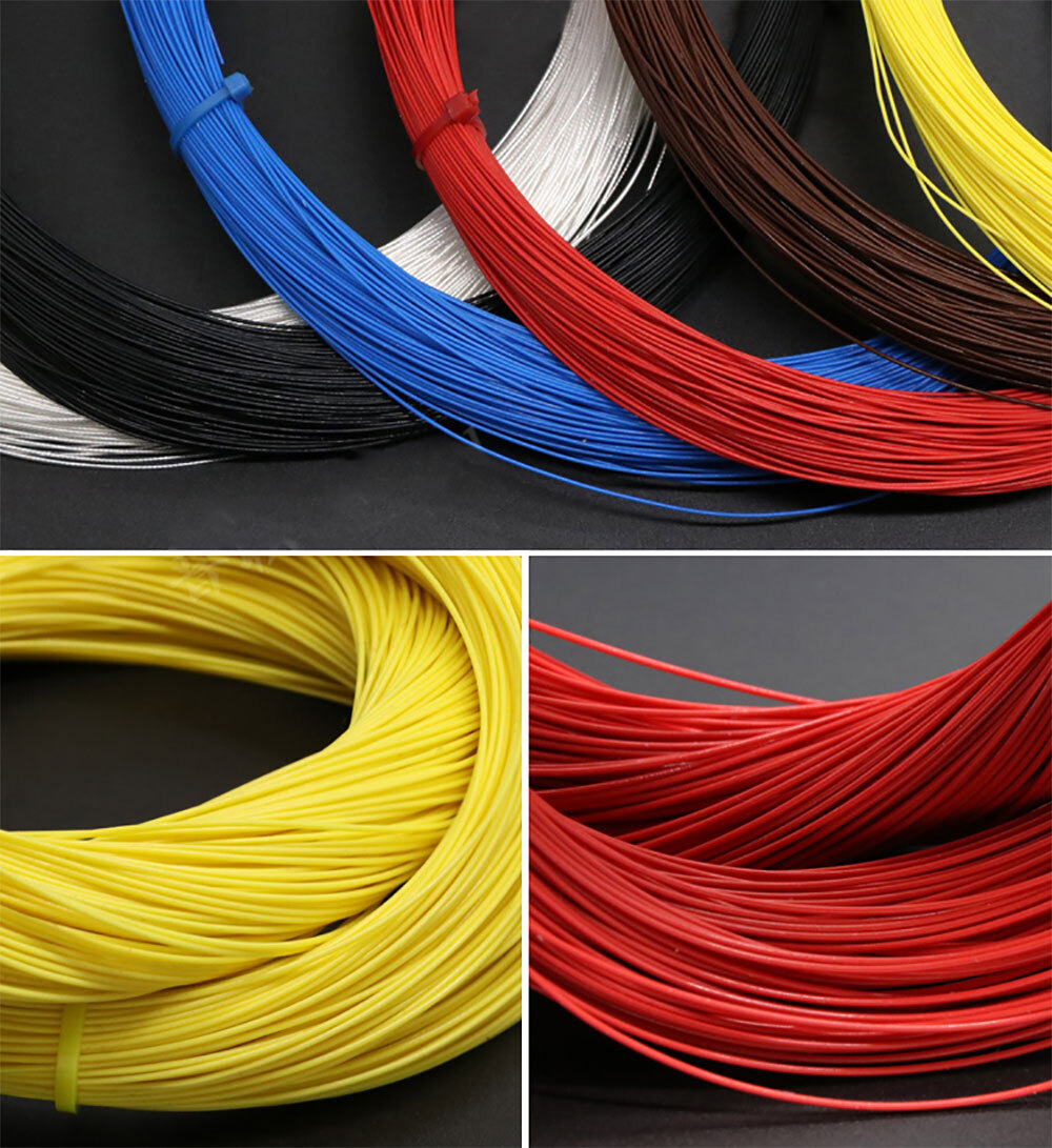 PTFE Insulated Silver Plated Copper Stranded 30AWG~10mm² Audio Cable Wire