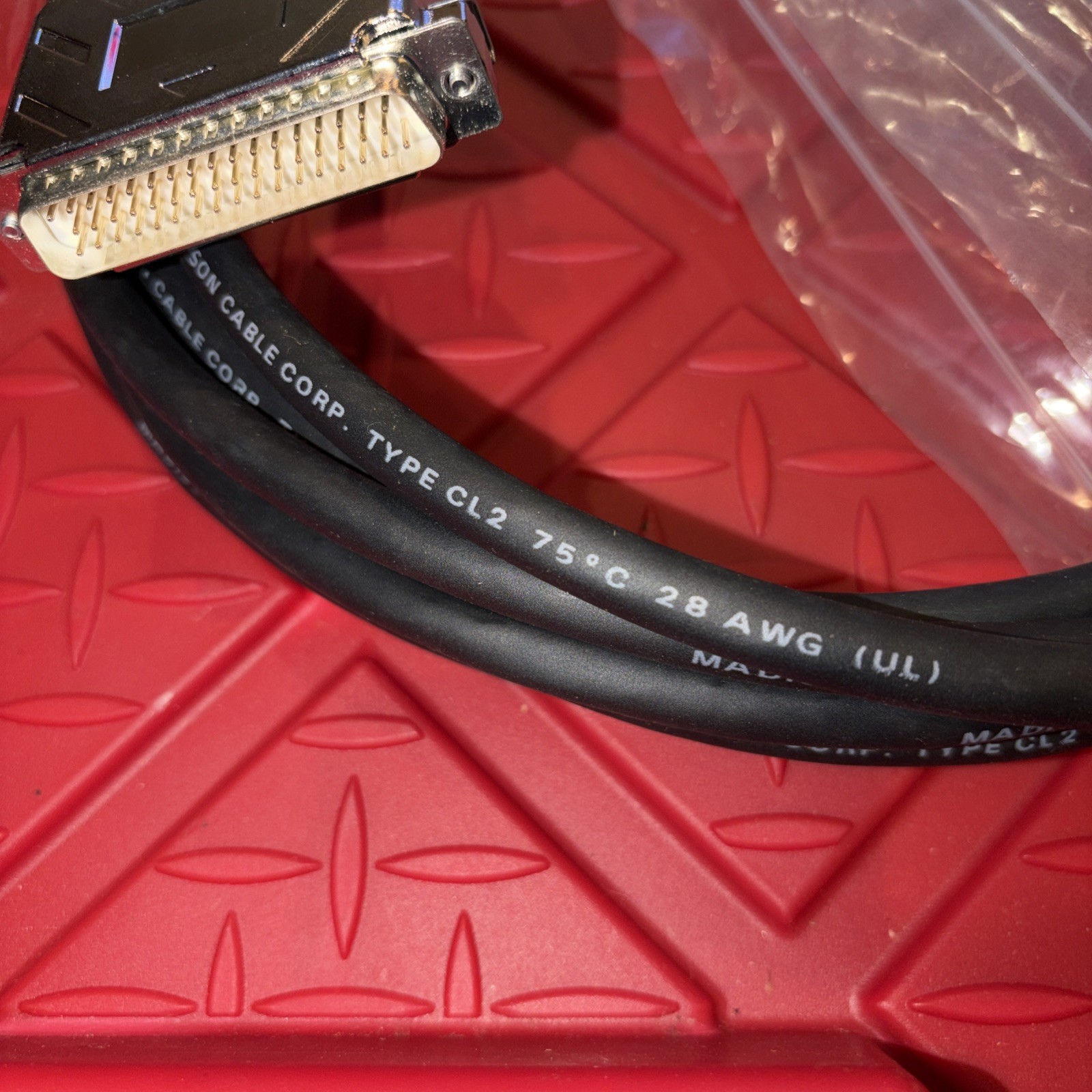 CL2 75C 28 AWG Madison Cable SCSI Small To SCSI 15ft Plus