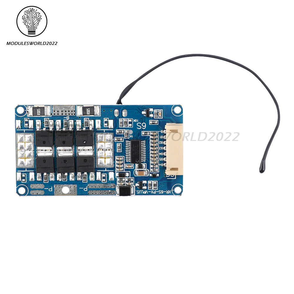 6S 15A 20A 25A Li-ion Battery Charge Protection Board Balanced Temp Protection