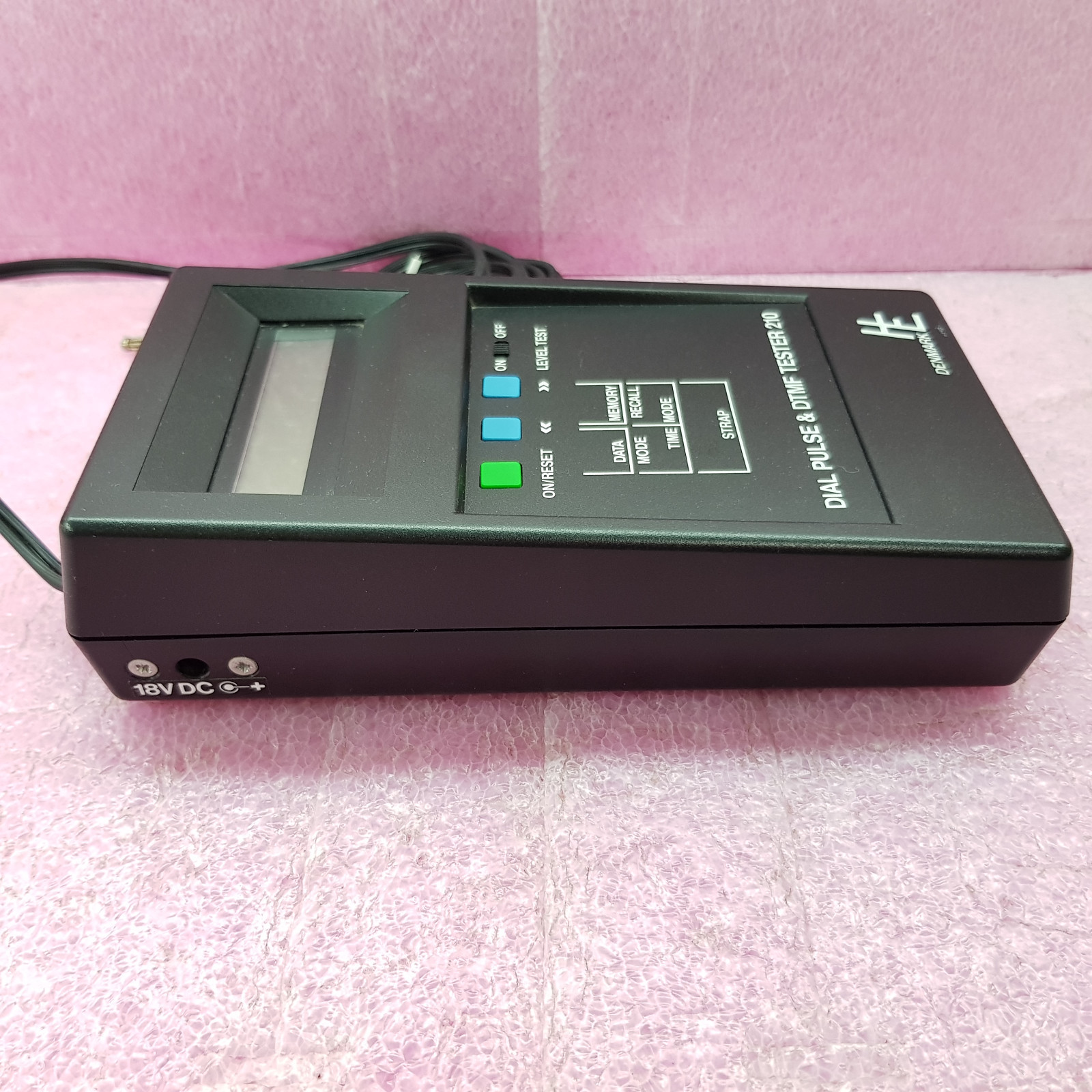 HE Hasselriis Electronics Denmark Dial Pulse & DTMF Tester 210 HE210