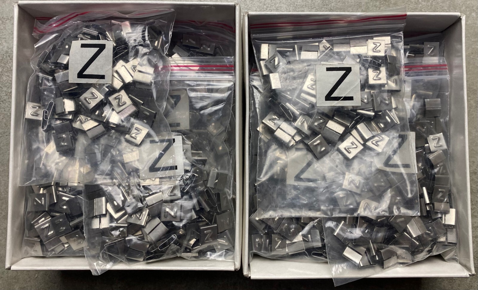 HAYATA ID-Z, Stainless Steel Cable Marker 316SS, Symbol “Z” , 100 Pc’s Pkt