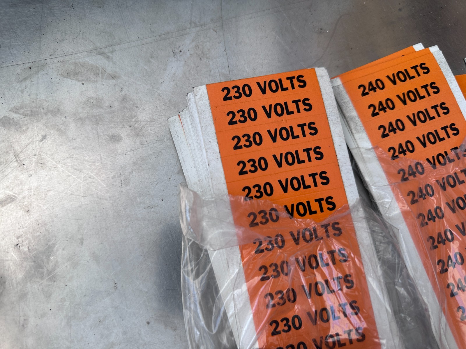 Brady Voltage Marker Tag Cards 6GX76/6GX77/6GX79/6GX80/6GX95/6GX84 (Lot of Many)