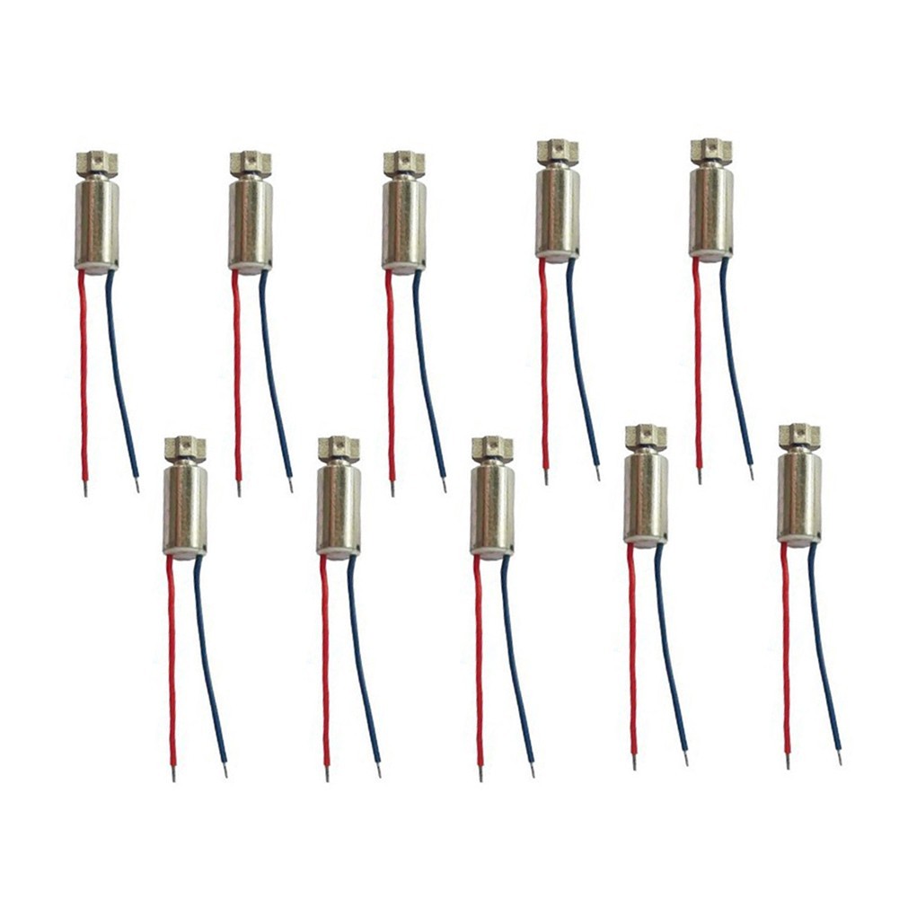10pcs DC 1.5V-3V/8000RPM Vibration Motor Vibration Coreless Cup Brush Motor