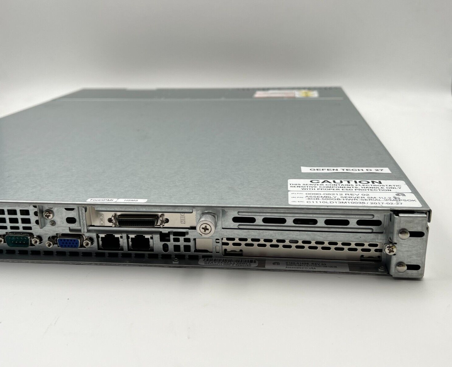 APPLIED MATERIALS 0090-08212 ASSEMBLY CGA SERVER SM 1U 2.33-8GB-500GB-HWR AMAT