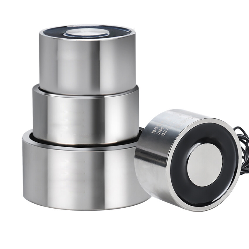Powerful Electromagnet, 5V-24V DC, 1-800kg Capacity, Ideal for Lifting & Holding
