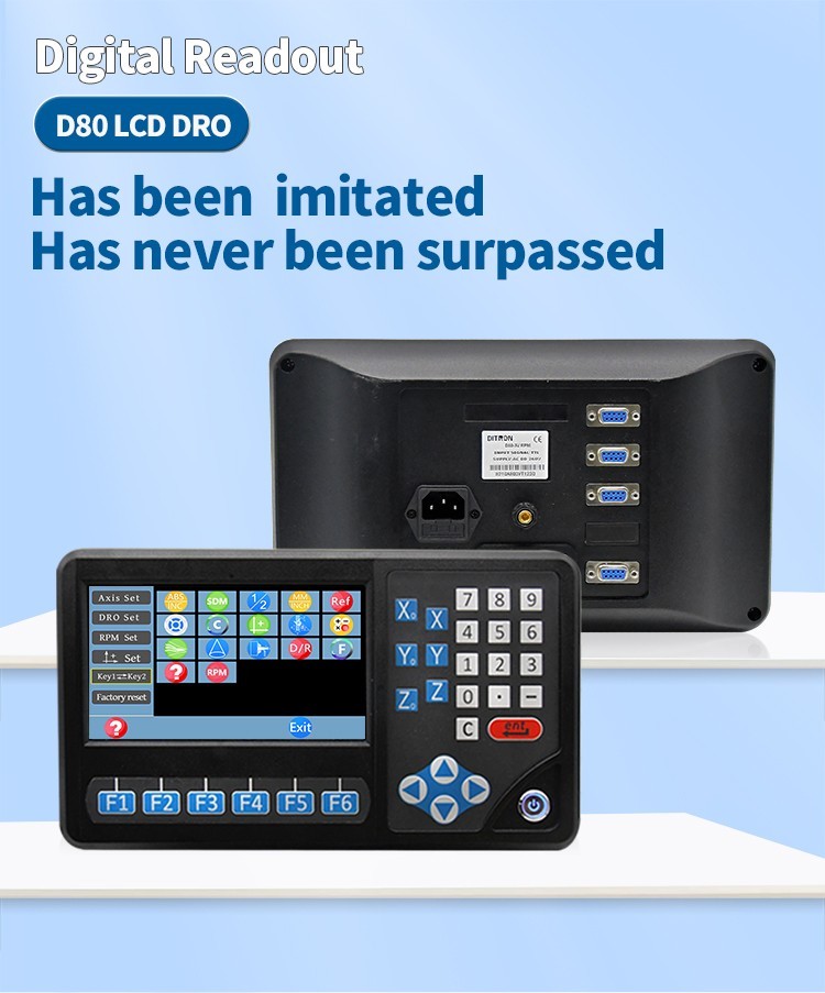 3 Axis DRO Digital Readout Meter Linear Scale 12x16x30inch 9×42 Bridgeport Mill