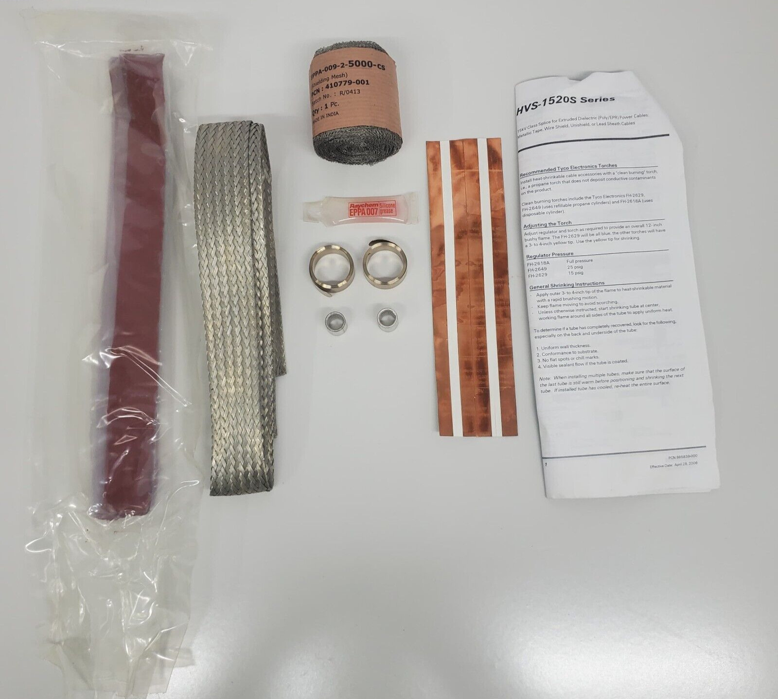 NEW RAYCHEM HVS-1524S CABLE SPLICE 32-46MM GERMANY