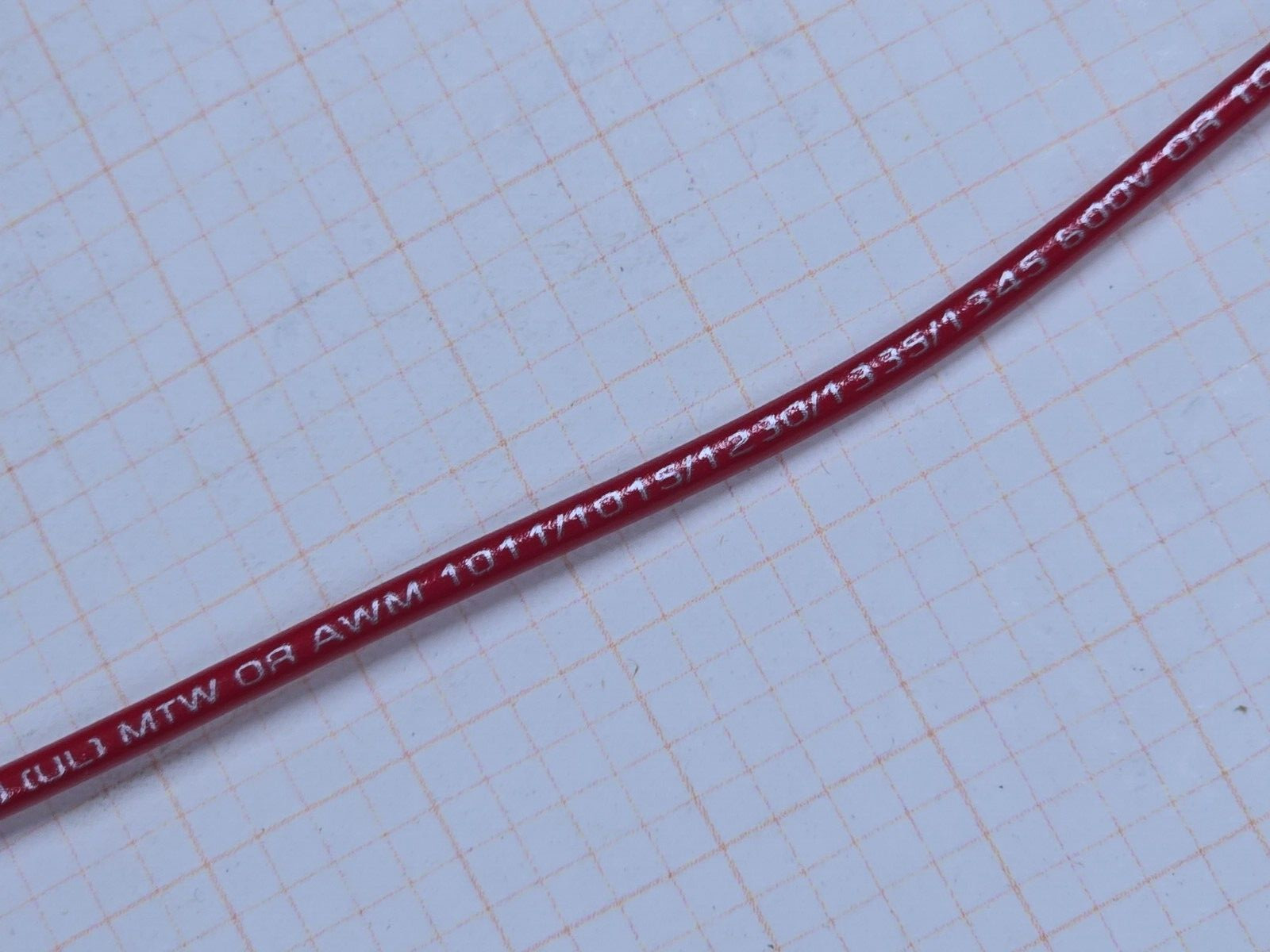 Southwire/Copperfield #18awg 16x30B UL-1015 Hook-Up/Lead Wire 600V Red/100ft