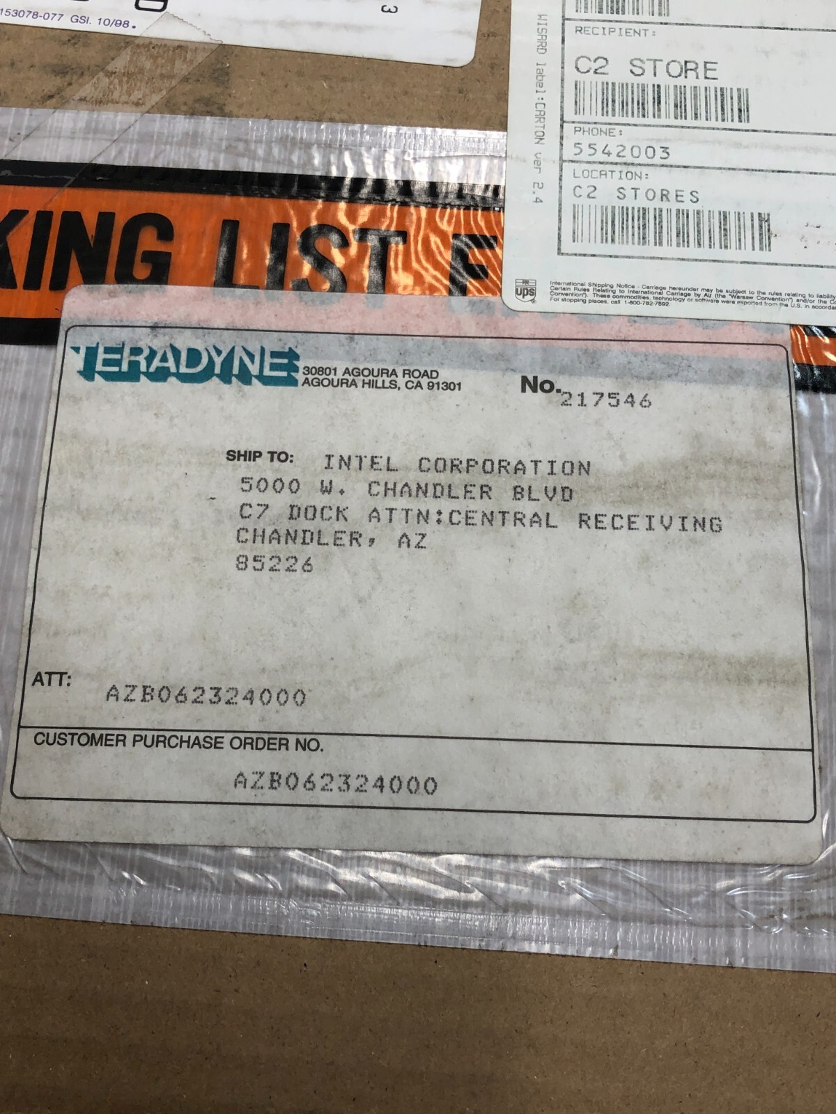 Teradyne 880-758-01 PCB, Pin, Slice, Data, RAM, 153742