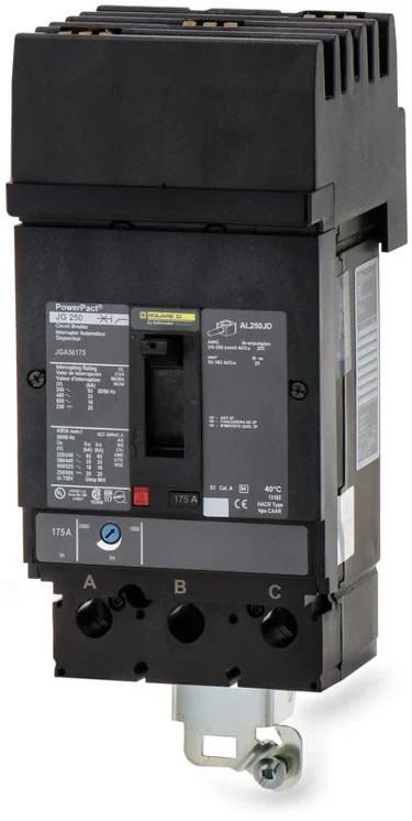 SQUARE D Circuit Breaker JGA36175 175amp E Pole J FRAME – NIB