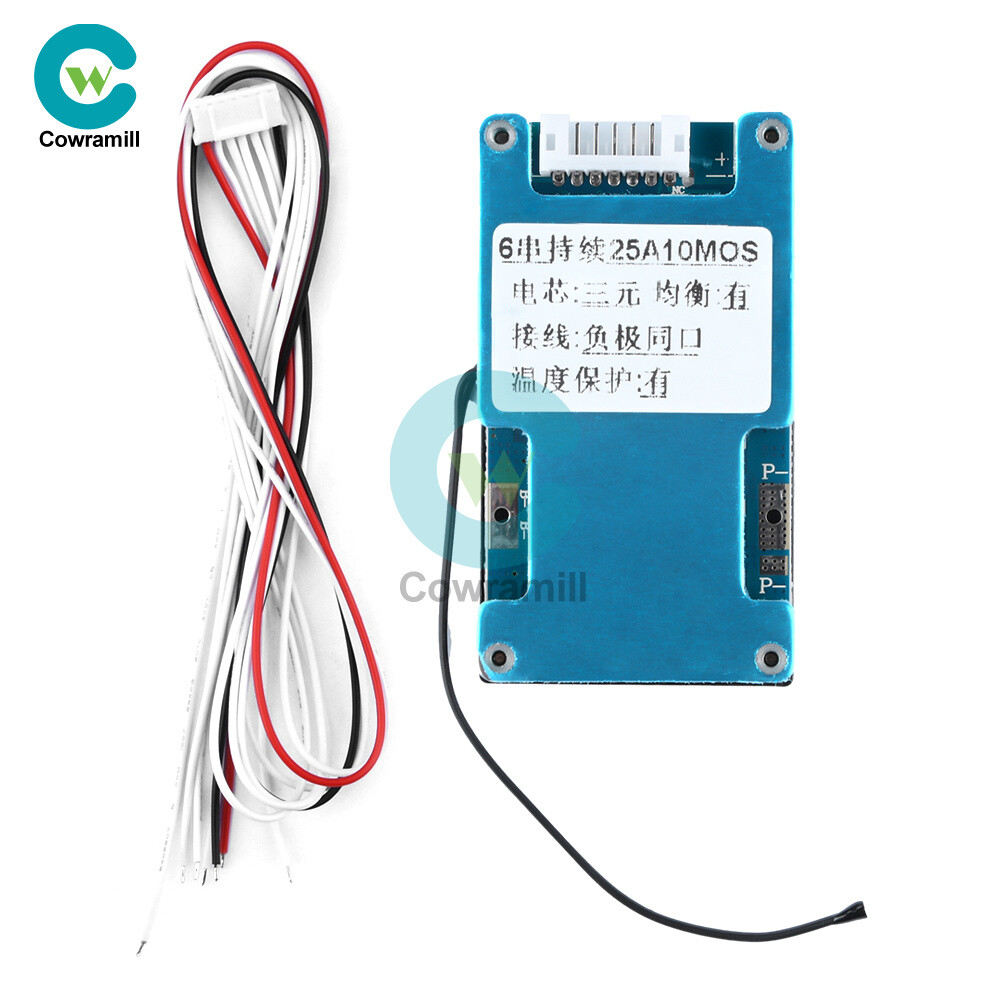 Lithium Battery 6S Balanced Charge Board Equalizer With Temperature Protection