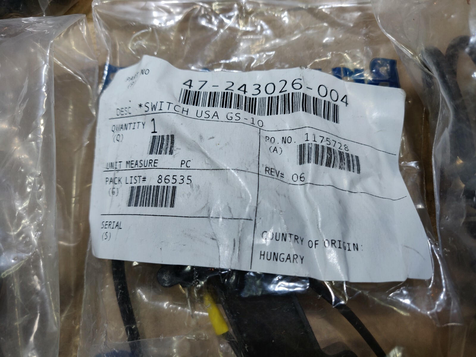 Various Bowling Machine Parts, Springs, Switch, Etc, Free Shipping