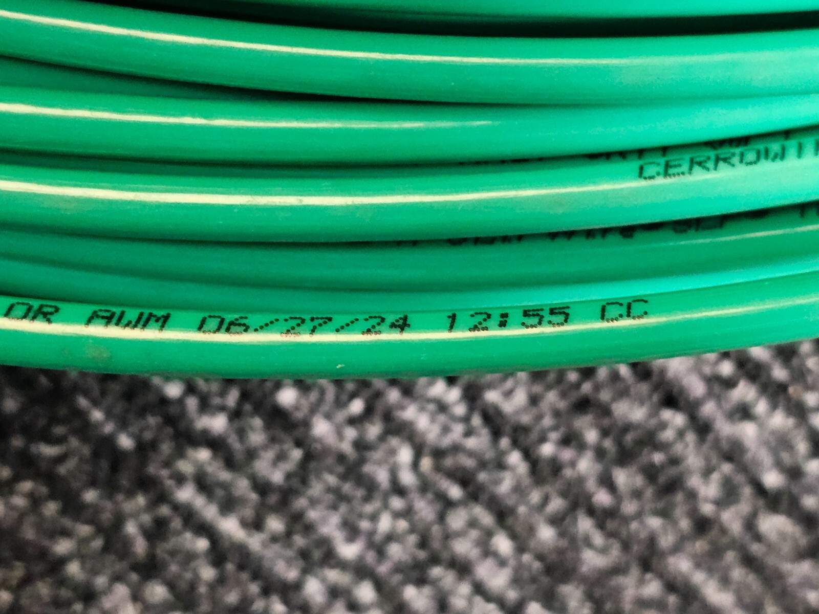 CERROWIRE 250 FEET SLIP WIRE THHN/THWN-2 STRANDED WIRE 8 AWG 600V, GREEN 43851