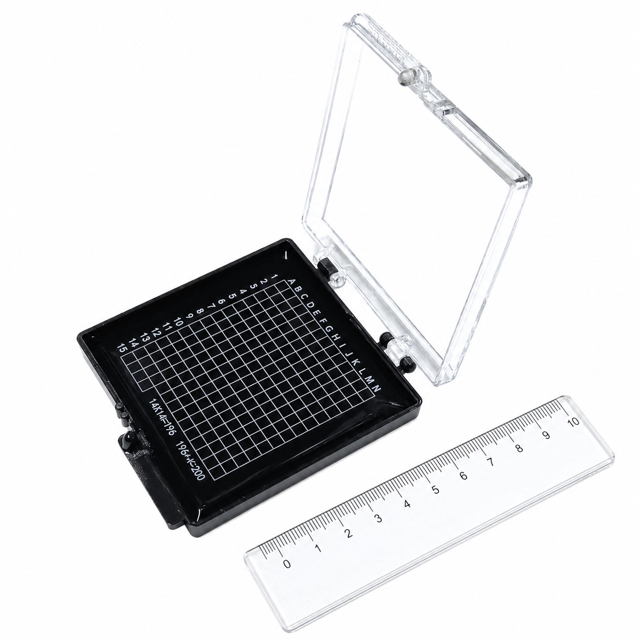Chip Storage Box 55mm 75mm Sticky Gel Case Semiconductor Wafer Die Holder