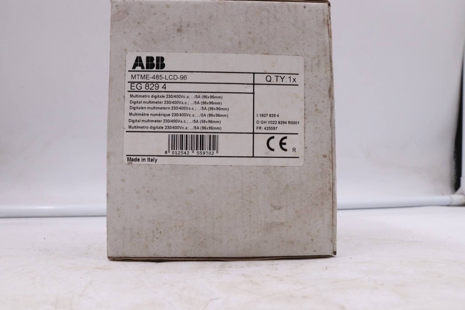ABB EG 829 4 MTME-485-LCD-96 MADE IN ITALY