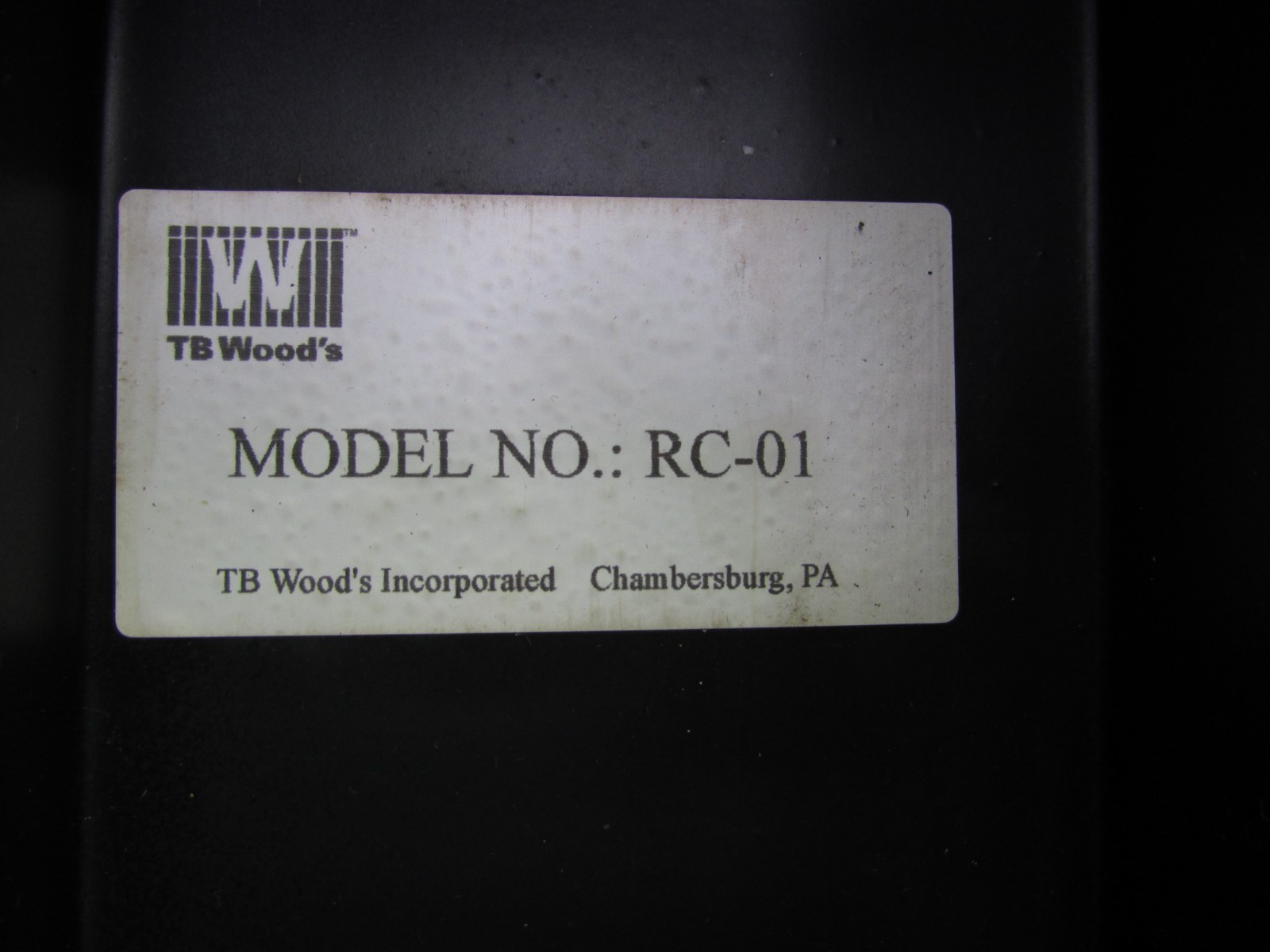 New! TB WOODS RC-01 ,Remote Control , 0-100 Speed, NOS! MAKE OFFER!