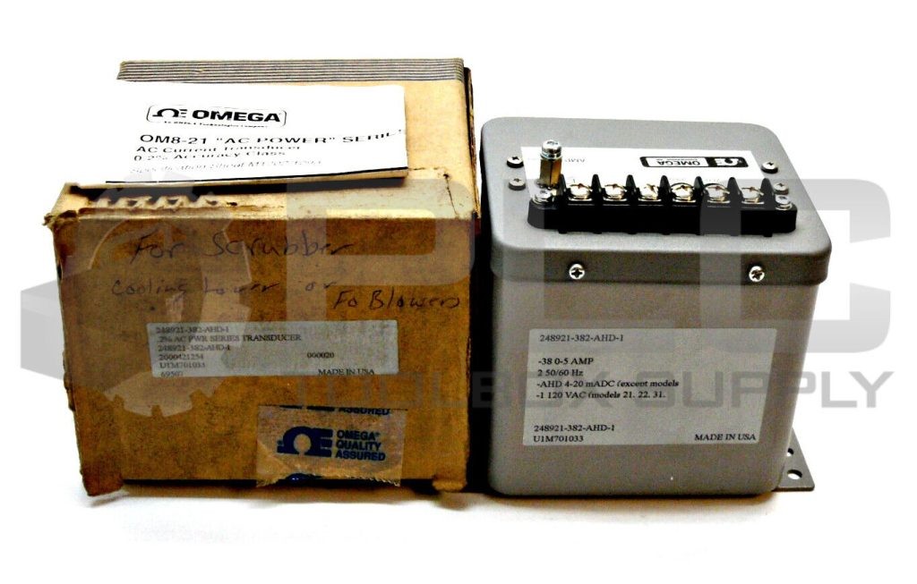 NEW OMEGA 248921-382-AHD-1 AC POWER SERIES TRANSDUCER 248921382AHD1