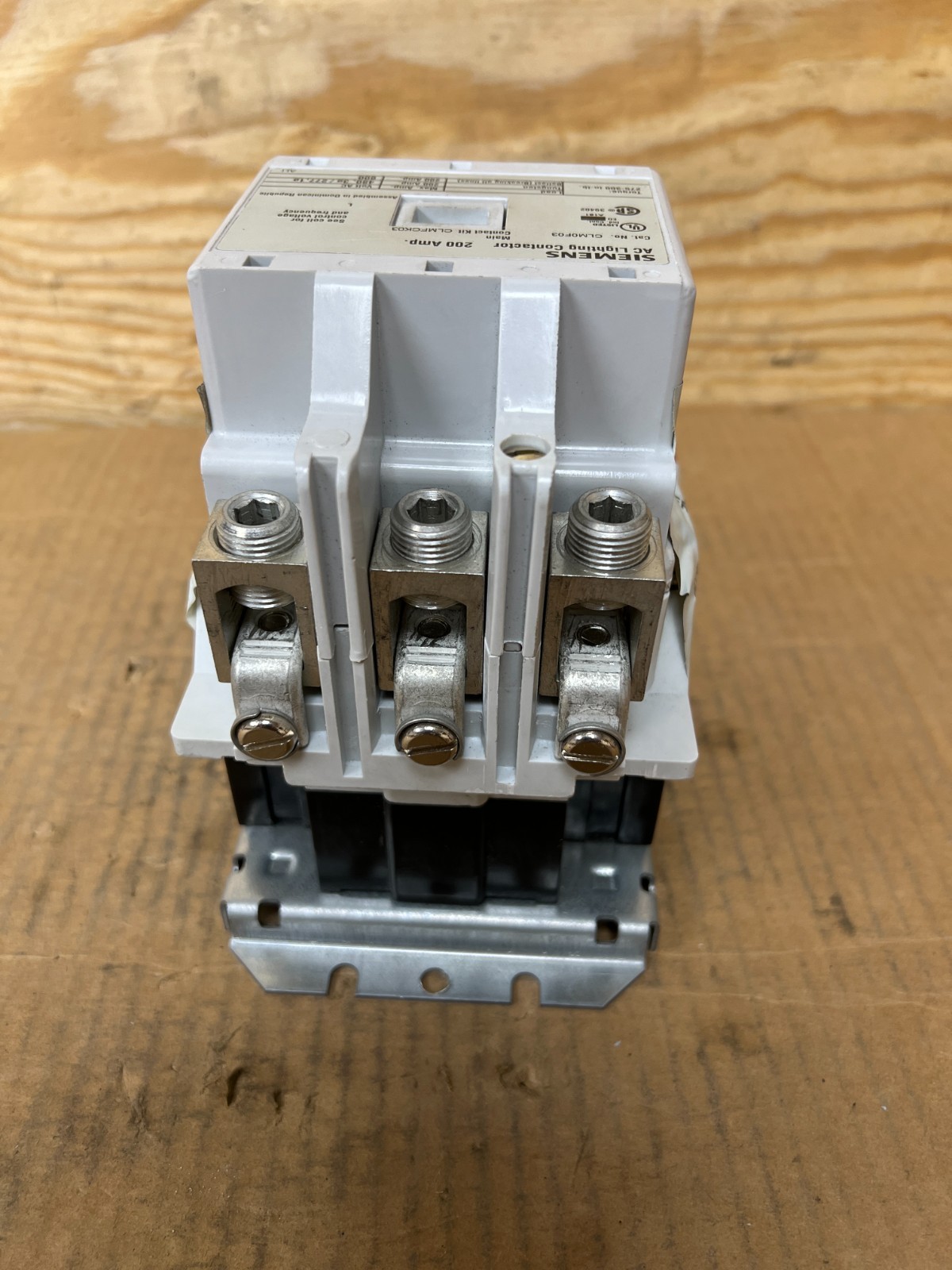 SIEMENS, CLM0F03, 200A AC LIGHTING 3POLE CONTACTOR, XLNT TAKEOUT! MAKE OFFER!!