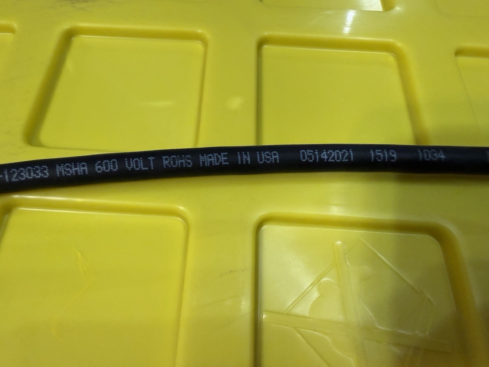 Carol 3/C 18 AWG P-7K-123033 Power Cord Approx. 7.5’ Long
