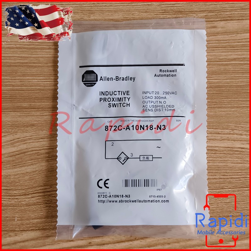 Inductive Proximity Sensor Switch For Allen-Bradley 872C-A10N18-N3 872CA10N18N3