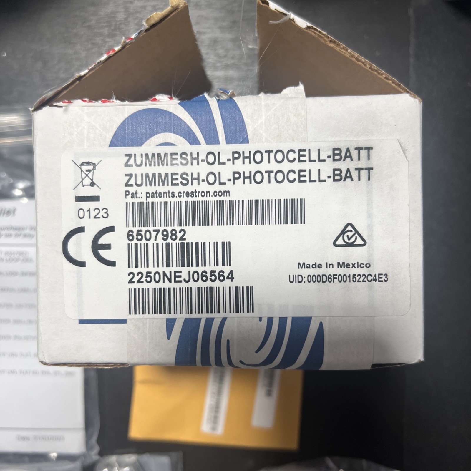 CRESTRON ZUMMESH-OL-PHOTOCELL-BATT Wireless Battery – Daylight Sensor *NEW*